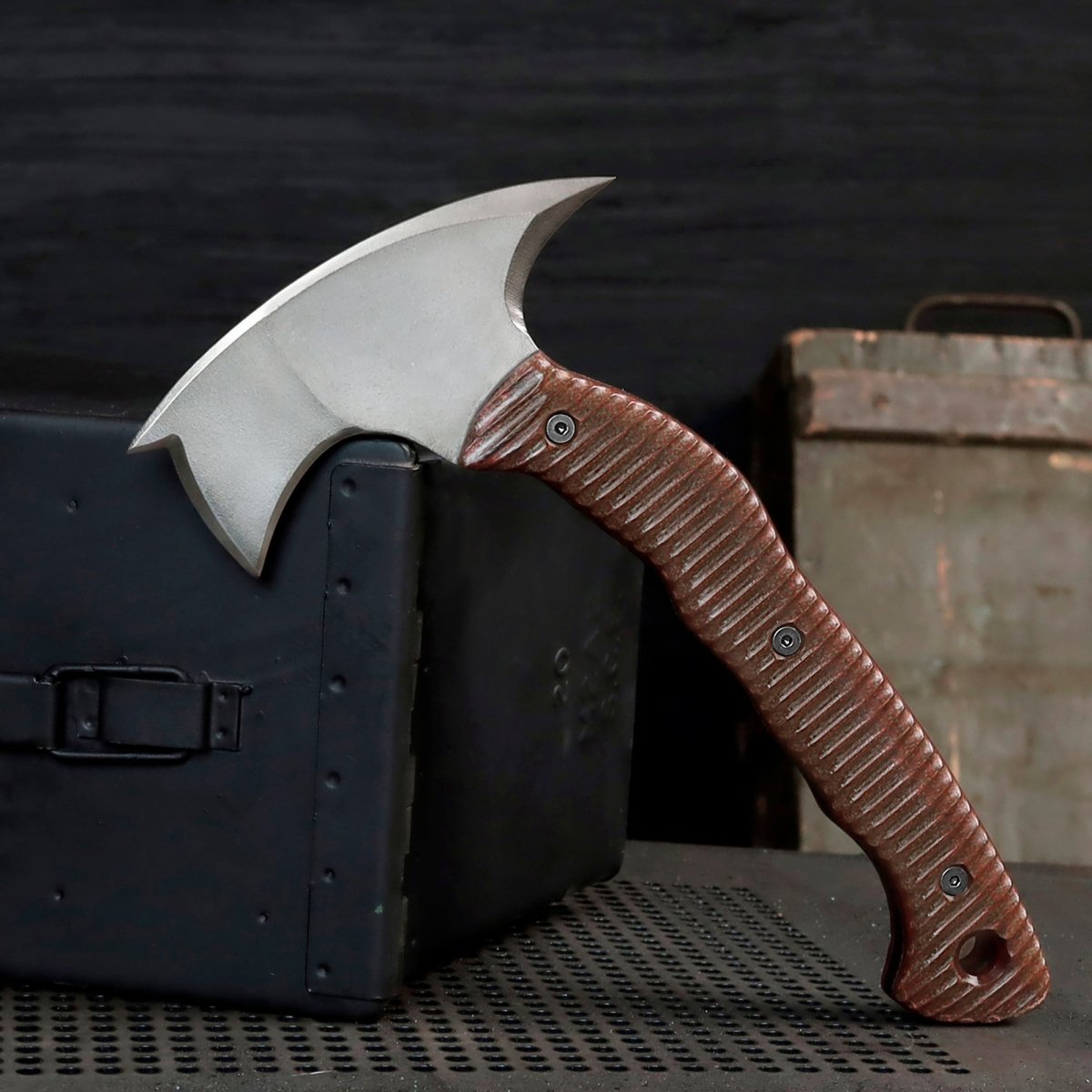 AncientSmithy Compact tomahawk "Mingan" with polymer composite handle