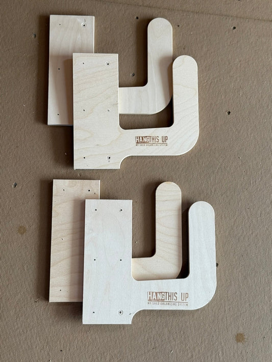 HangThis Up Wall-Mounted Cornhole Board Holder