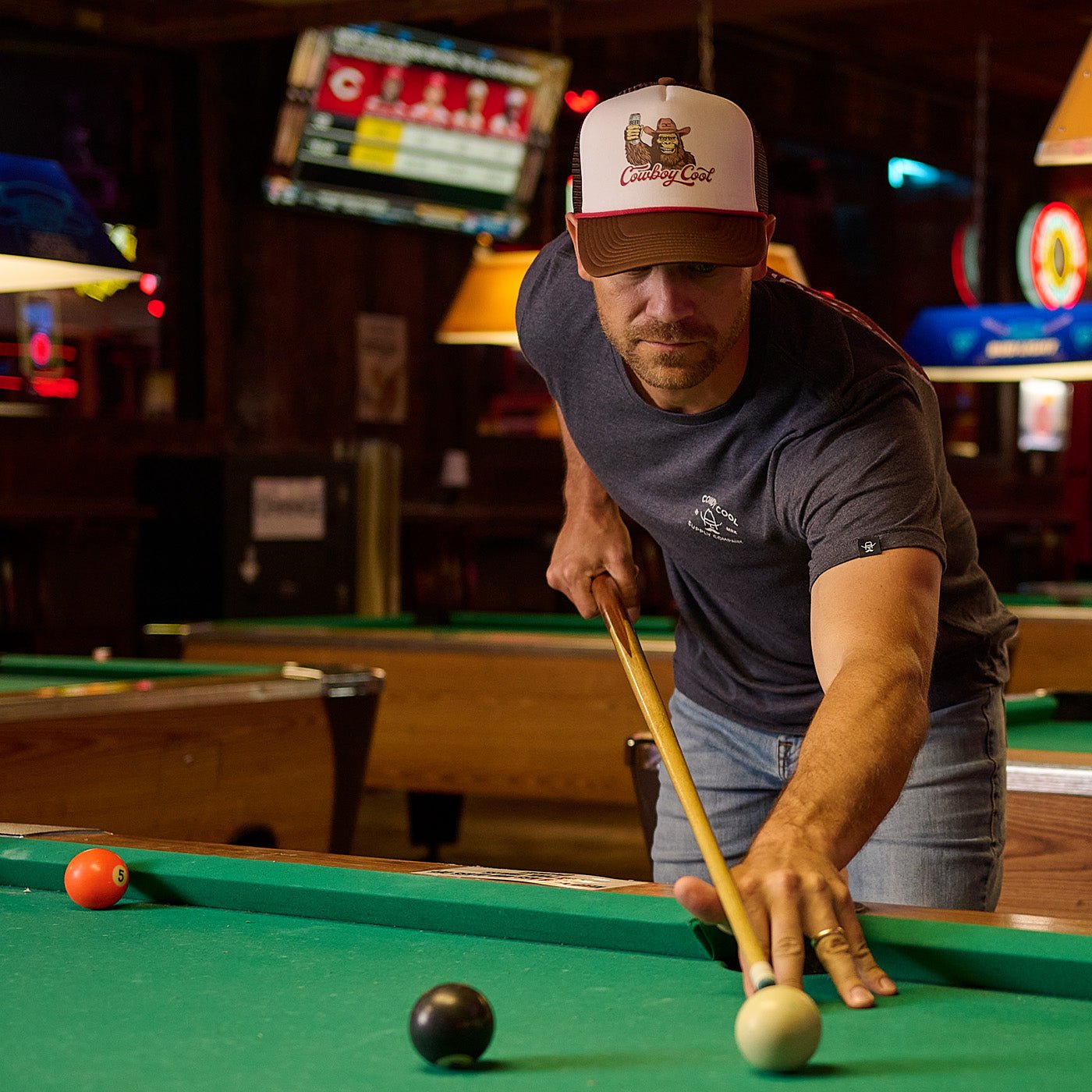 Cowboy Cool Bigfoot Hoedown Foam Trucker Hat - Angler's Pro Tackle & Outdoors