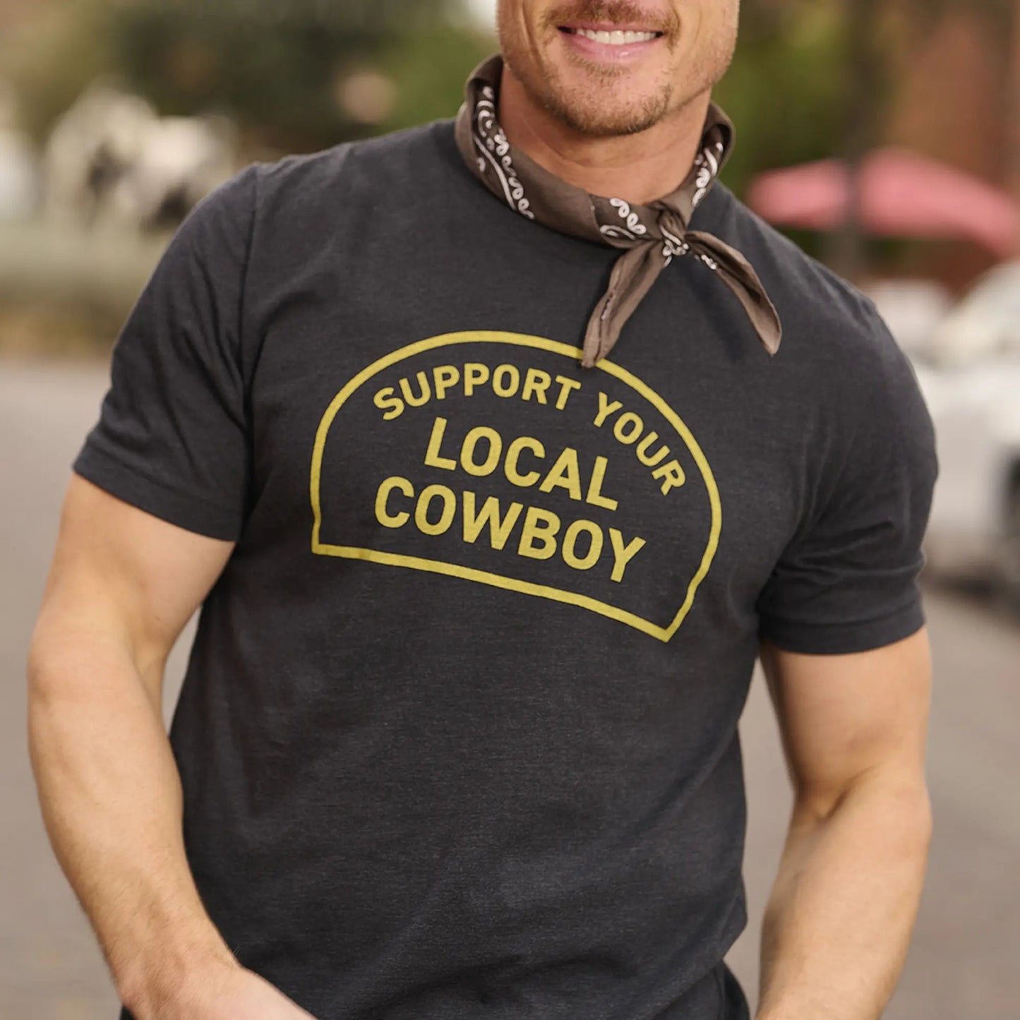Cowboy Cool Support Your Local Cowboy T-Shirt - Angler's Pro Tackle & Outdoors