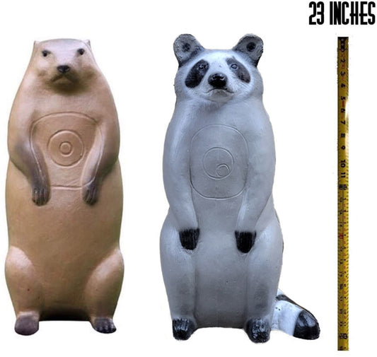 BIGshot Archery Pro Hunter Raccoon And Groundhog Combo Pack Archery Targets