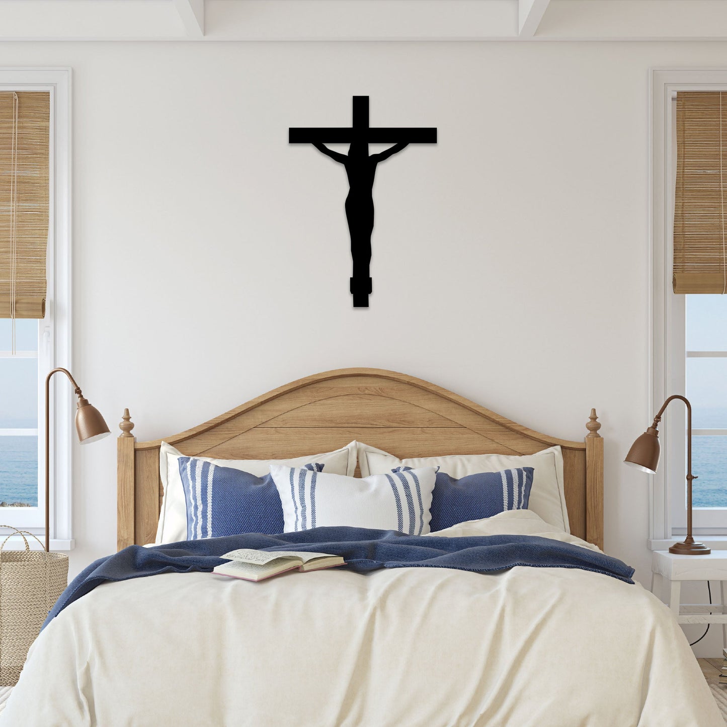 MetalPlex - Crucifix Cross - Metal Wall Art