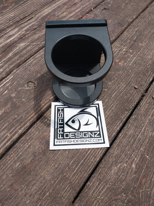 Fat Fish Designz Boat Cup holder- holds up to a 3.5" cup/ bottle