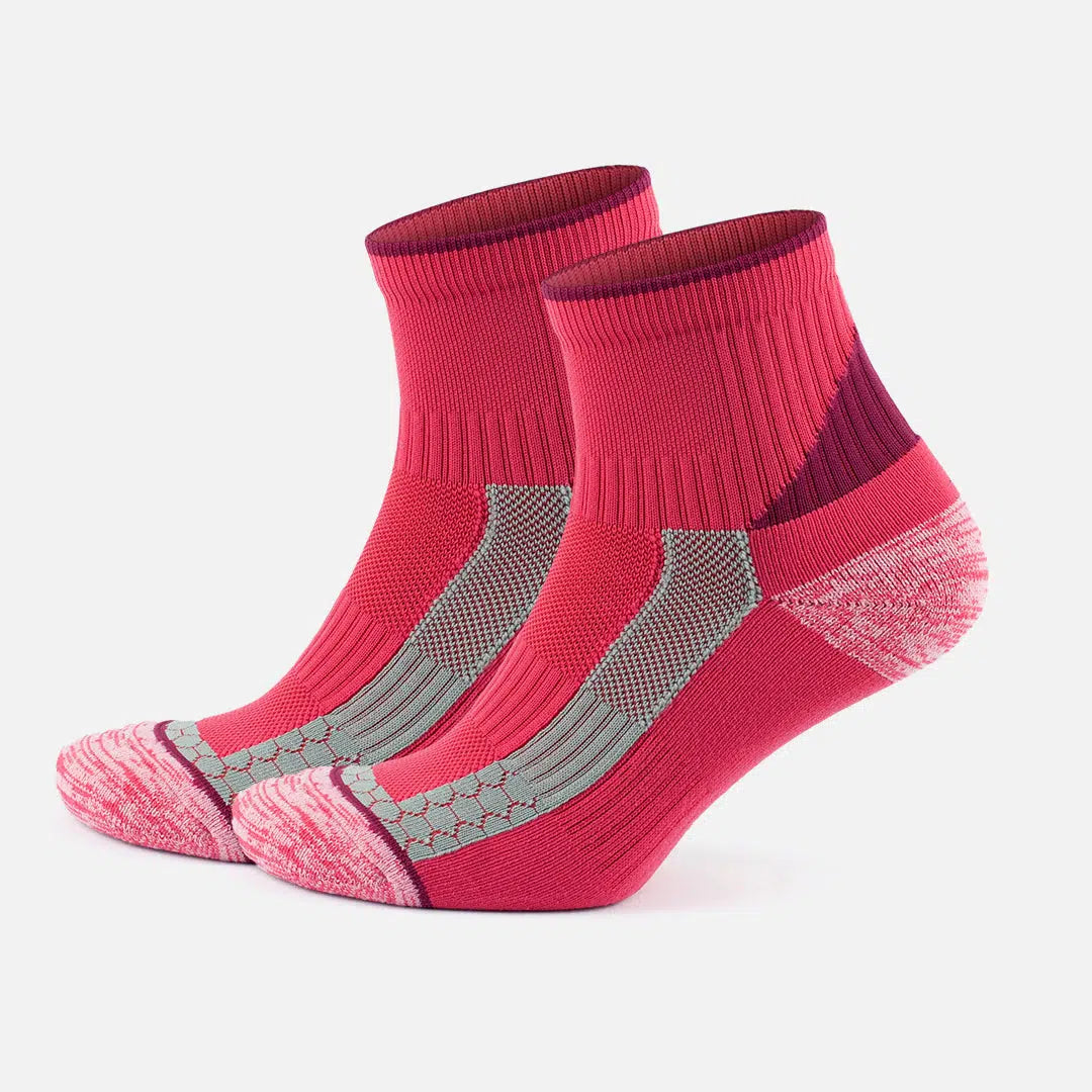GoWith Cushioned Anti Blister Ankle Running Socks for Men and Women