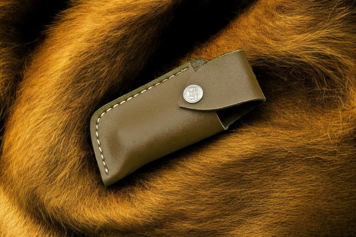 Custom Handmade Damascus Pocket Knife – Bone & Wood Handle - Angler's Pro Tackle & Outdoors