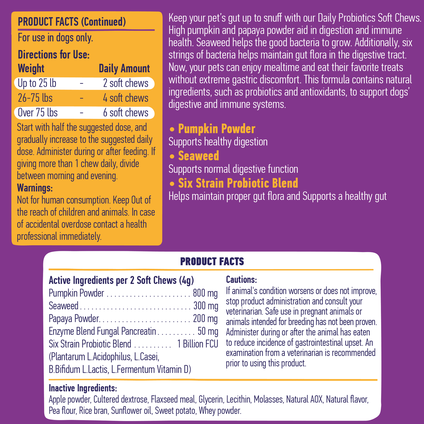 Daily Probiotic Blend For Dogs 9oz Jar (120 Count) - Angler's Pro Tackle & Outdoors