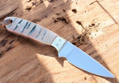 Rancher's Rose - Premium Buckaroo Ranch Knife with Damascus Steel