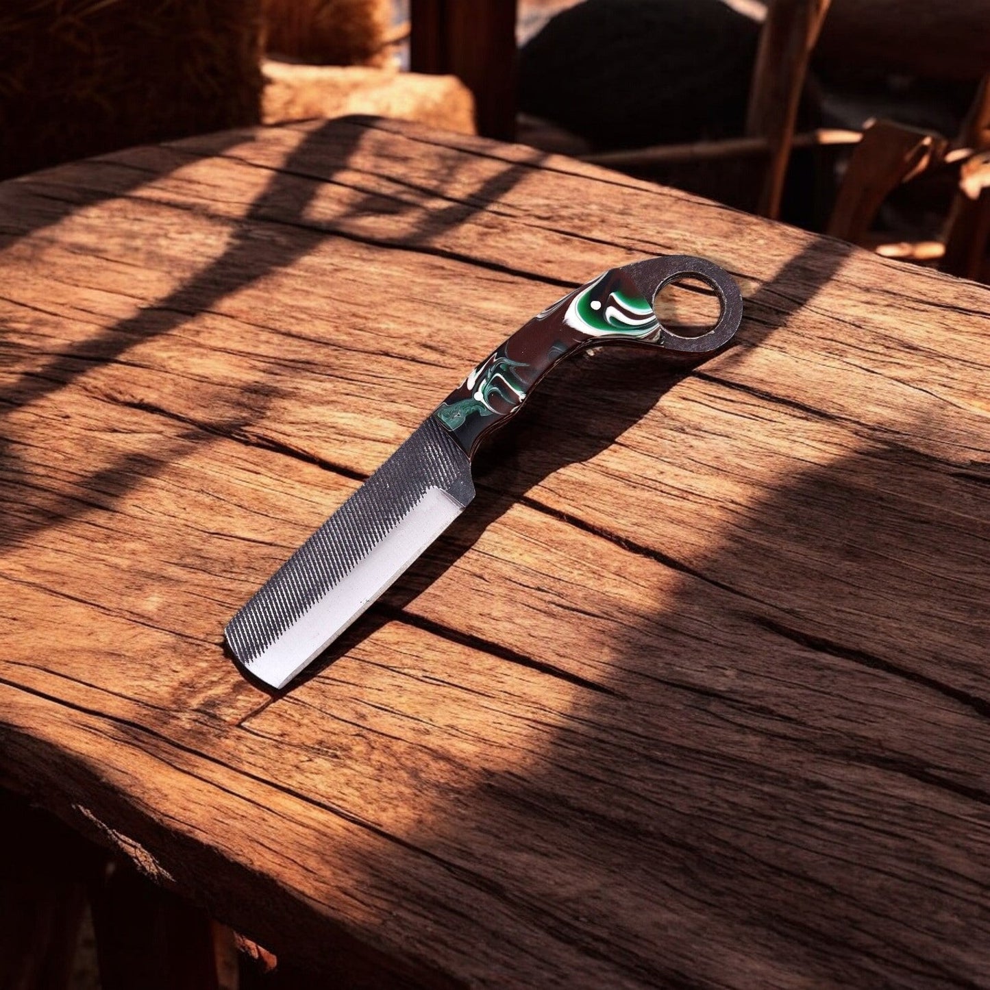 Damascus Knife Store Custom Handmade Bull Cutter Knife – 8" File Tool Steel - Angler's Pro Tackle & Outdoors