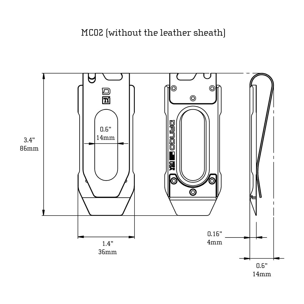 DANGO MC02 TITANIUM MONEY CLIP - Angler's Pro Tackle & Outdoors