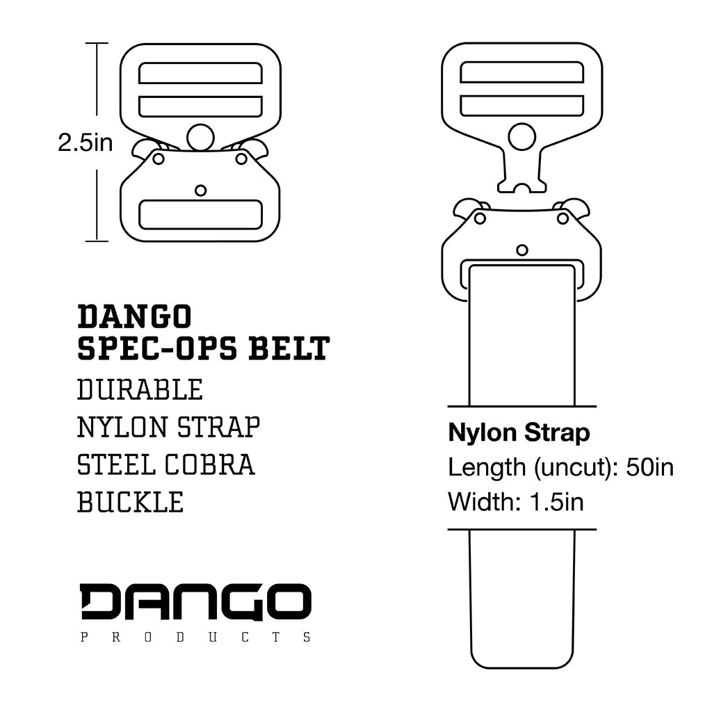 DANGO Spec-Ops Belt Bundle - All 3 Colors