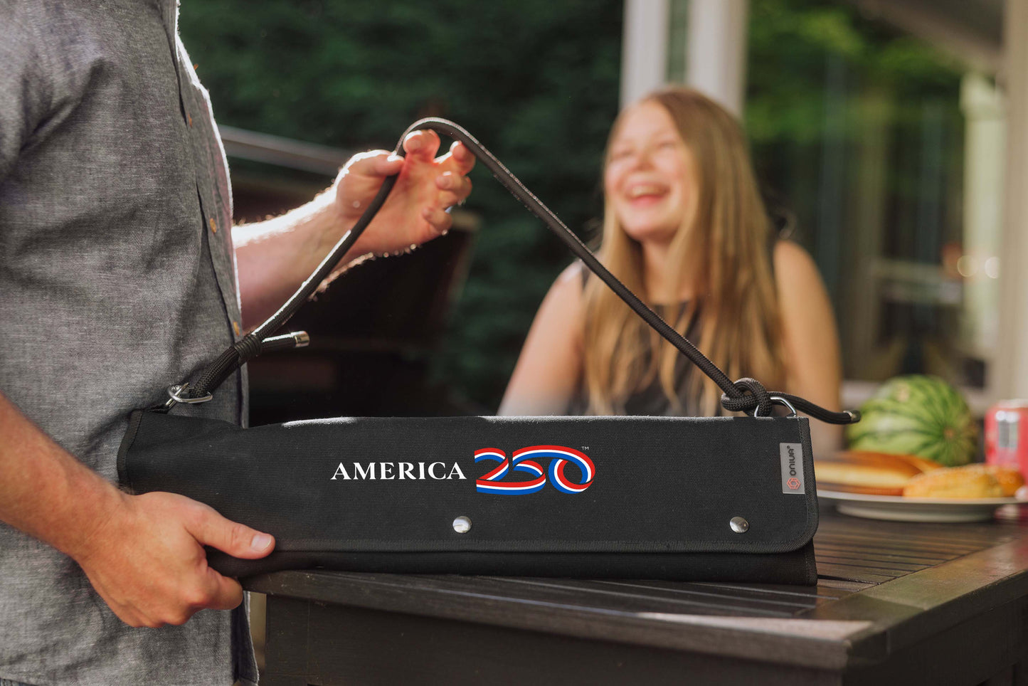 Picnic Time America250 - BBQ Roll Up 3 Piece Set