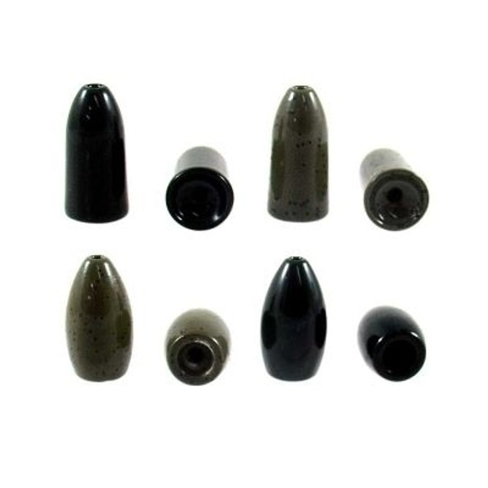 10-Pack Tungsten Bass Fishing Weights 1/8oz To 3/8oz Flipping