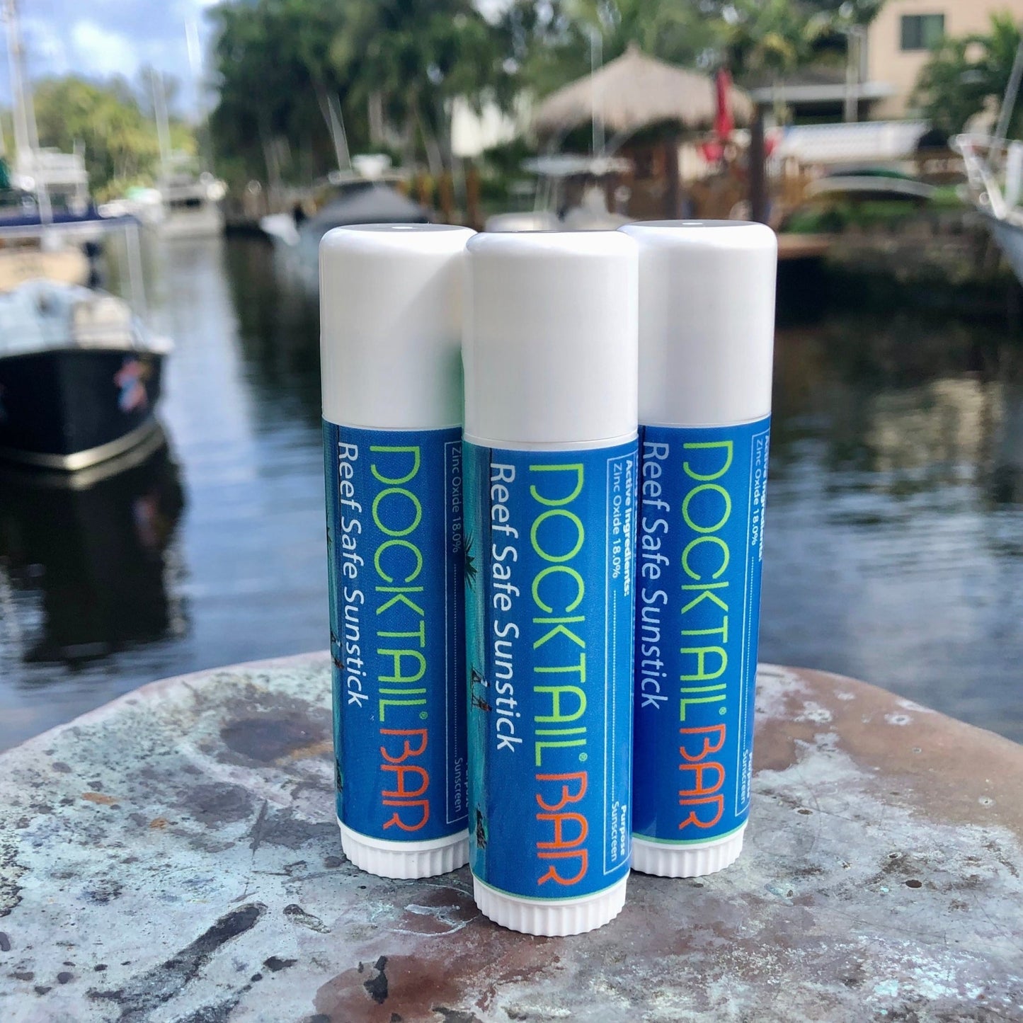 Docktail Reef Safe Mineral Sunstick - Broad Spectrum Sunscreen UVA / UVB Protection SPF 30 - Long Lasting Protection from The Sun - Angler's Pro Tackle & Outdoors