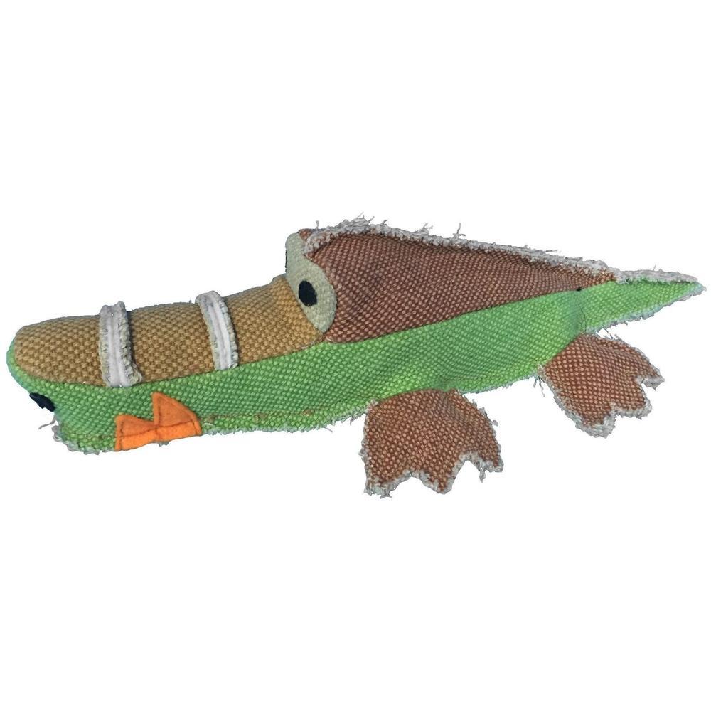 Dogline 12" Nature Alligator Animal Squeaky Toy - Angler's Pro Tackle & Outdoors