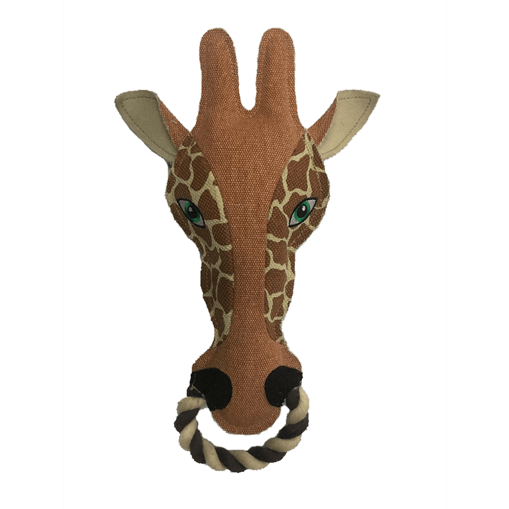 Dogline 13" Nature Giraffe Animal Squeaky Toy - Angler's Pro Tackle & Outdoors