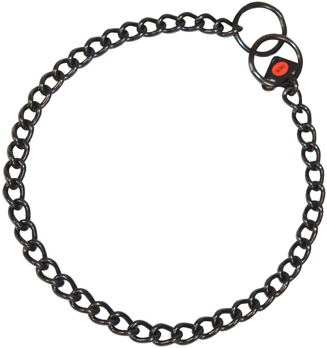 Dogline Herm Sprenger Black Stainless Streel Choke Chain Collar 2.5mm - Angler's Pro Tackle & Outdoors