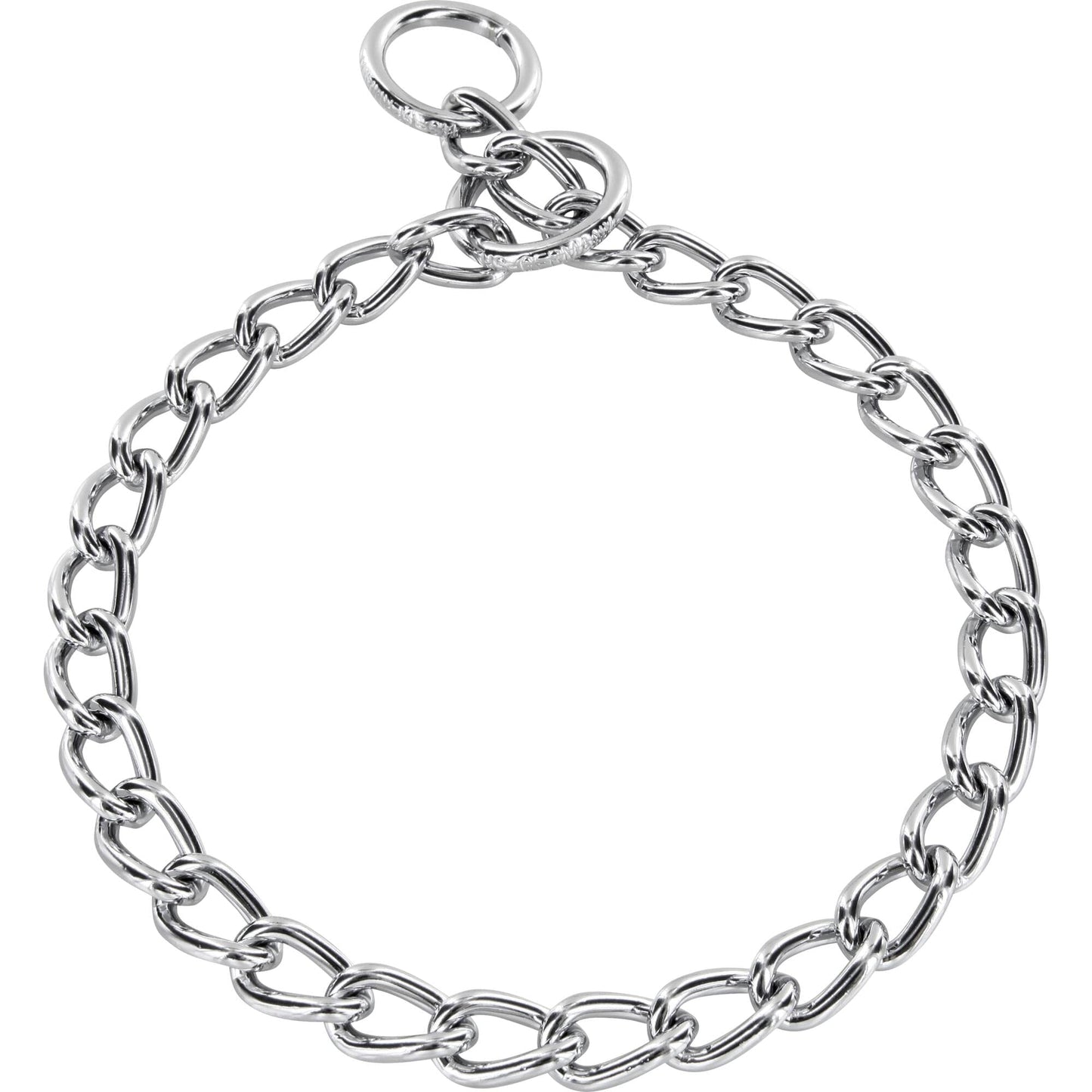 Dogline Herm Sprenger - Slide Chain Collar - Chrome - Angler's Pro Tackle & Outdoors
