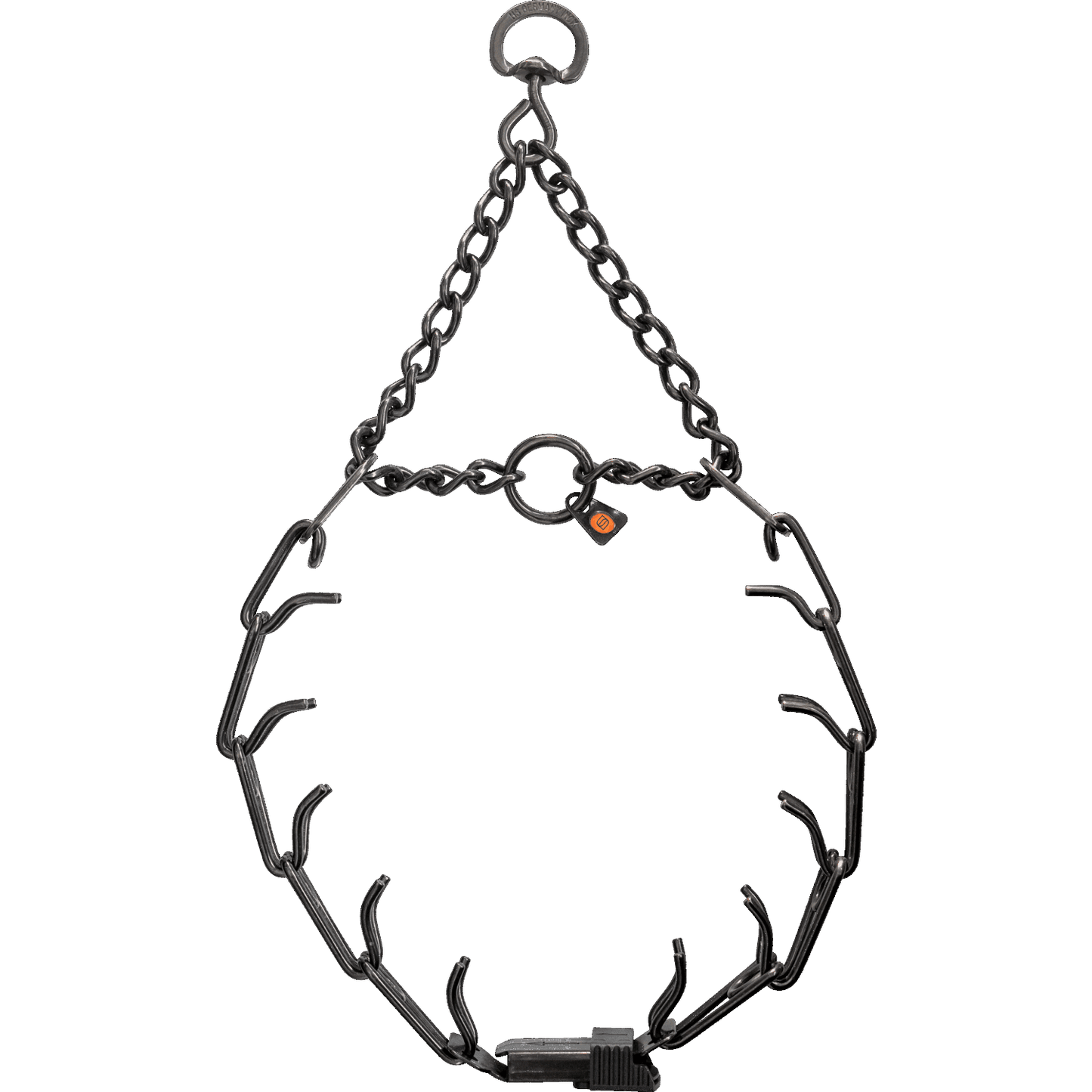 Dogline Herm Sprenger - ULTRA - PLUS Training Collar with ClicLock and Assembly Chain - Black Stainless Steel - Angler's Pro Tackle & Outdoors