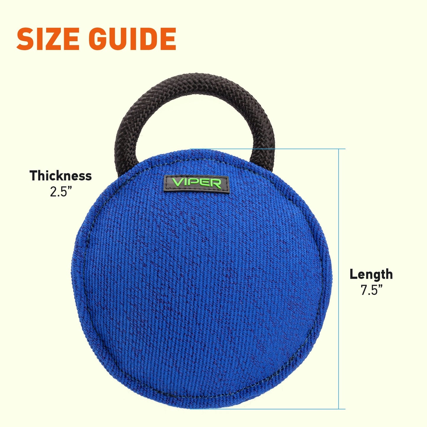 Dogline Viper French Linen Round Bite Pillow - Angler's Pro Tackle & Outdoors