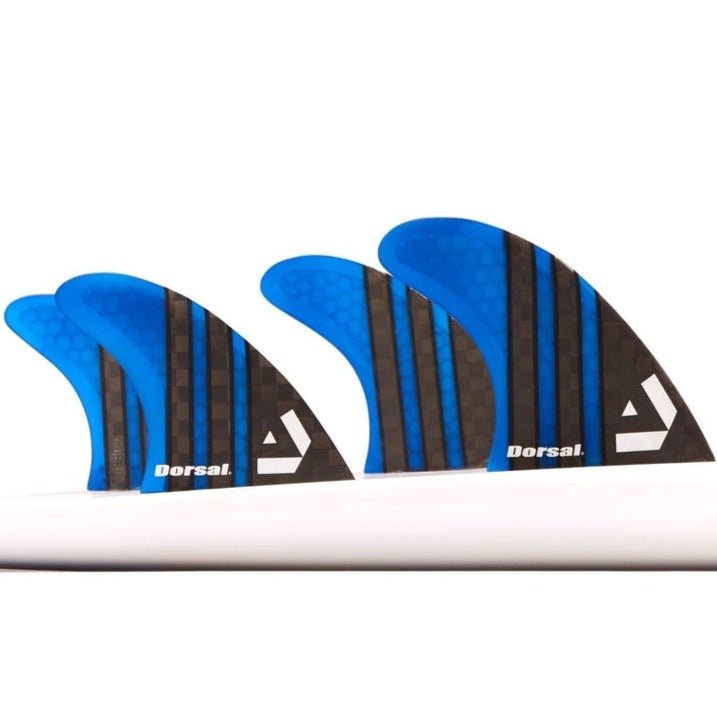 Northcore Slice Ultraleicht Hex Kern FCS Surfboard Fins S5 - Blau