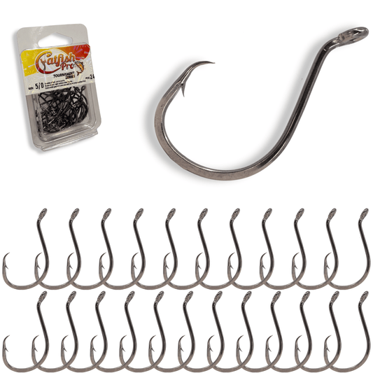 Catfish Pro Double Offset Circle Hooks 5/0 - Value Pack