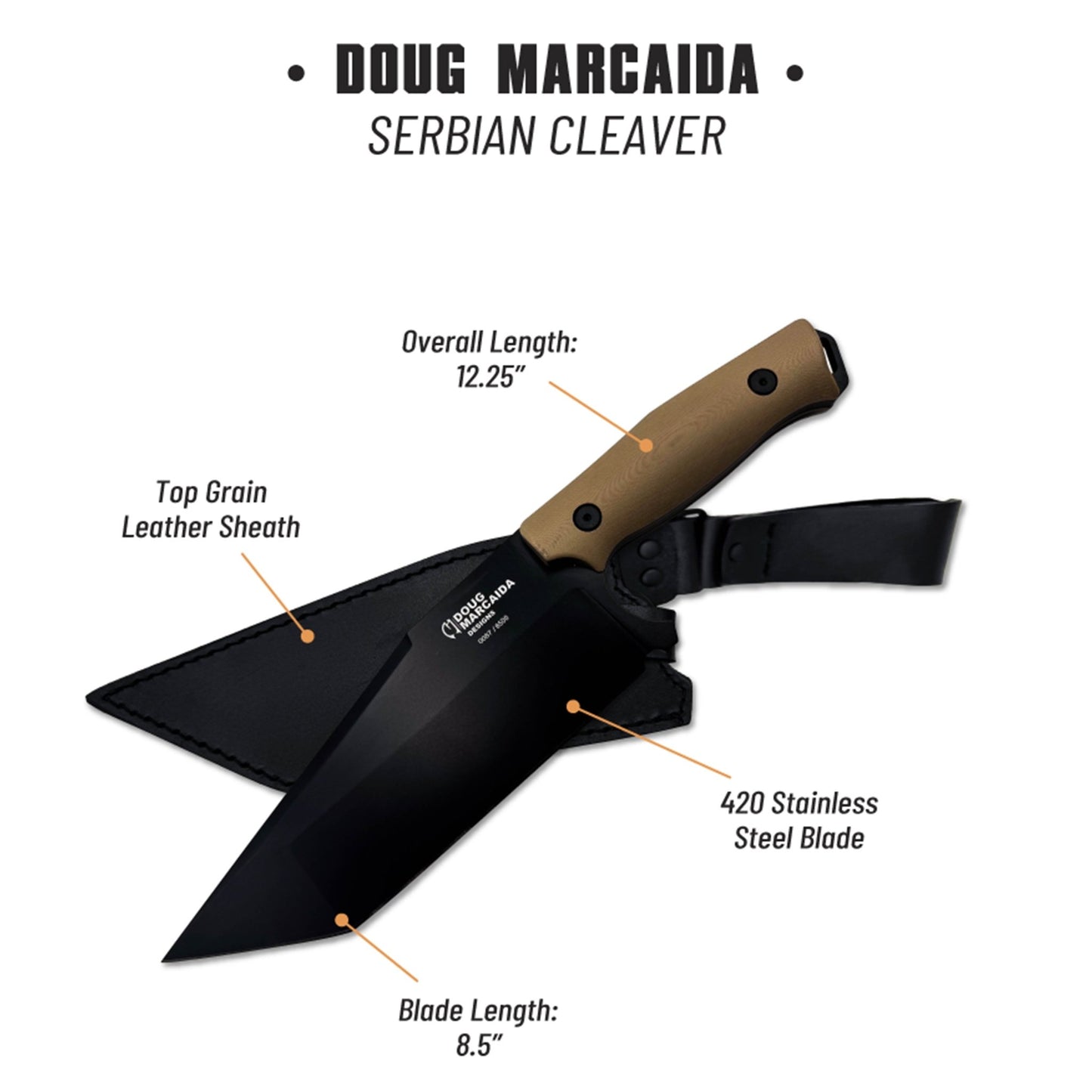 DOUG MARCAIDA SERBIAN CLEAVER: GRANDE FRATELLO - Angler's Pro Tackle & Outdoors