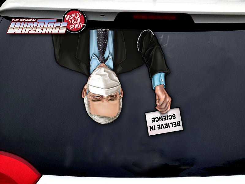 Dr Fauci Believe in Science Waving WiperTags - Angler's Pro Tackle & Outdoors