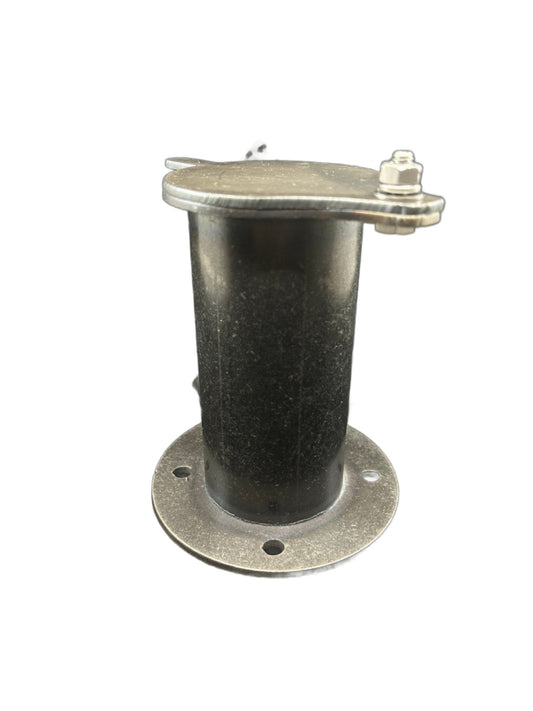 Hunsaker Vortex Smokers Drum Smoker Exhaust with Dial Thermometer Port | Easy Temperature Control