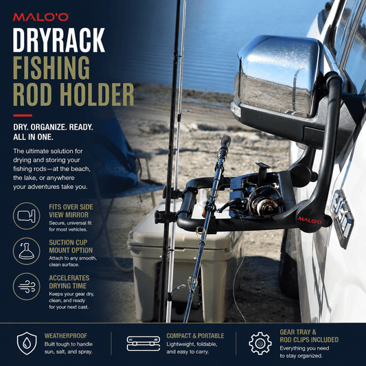 Malo'o DryRack Fishing Rod Holder