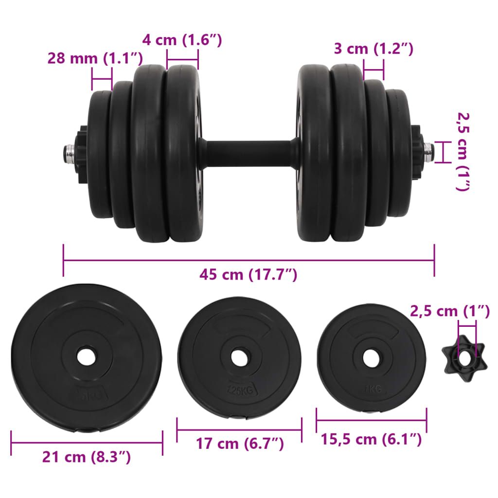 Core Sports & Fitness Dumbbells 2x33.1 lb