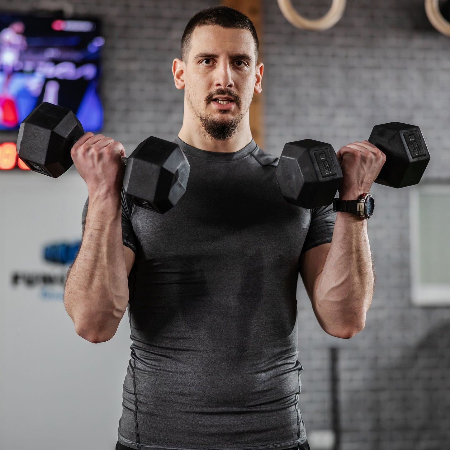 Core Sports & Fitness Soozier 2 x 15lbs Hex Dumbbell Set