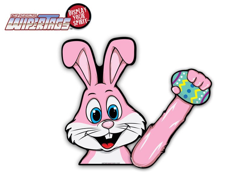 Easter Bunny Waving Egg (7 St) WiperTag with Decal - Angler's Pro Tackle & Outdoors