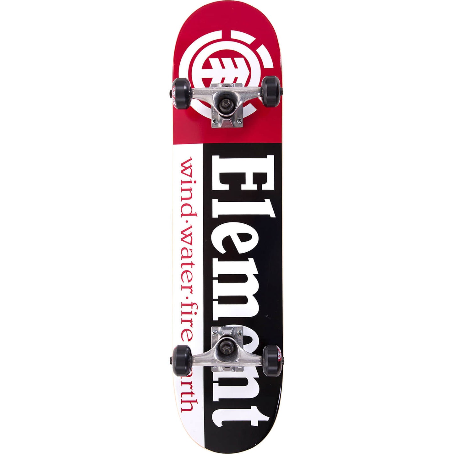 Element Section Complete Skateboard - 8.0" Black/White/Red - Angler's Pro Tackle & Outdoors