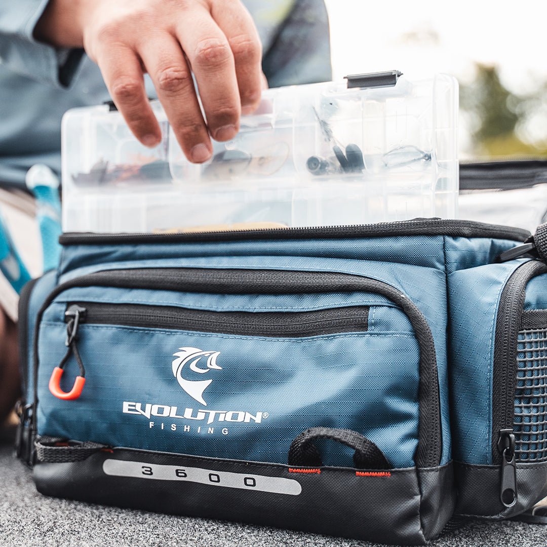 Evolution Fishing 3600 Smallmouth Tackle Bag - Blue - Angler's Pro Tackle & Outdoors