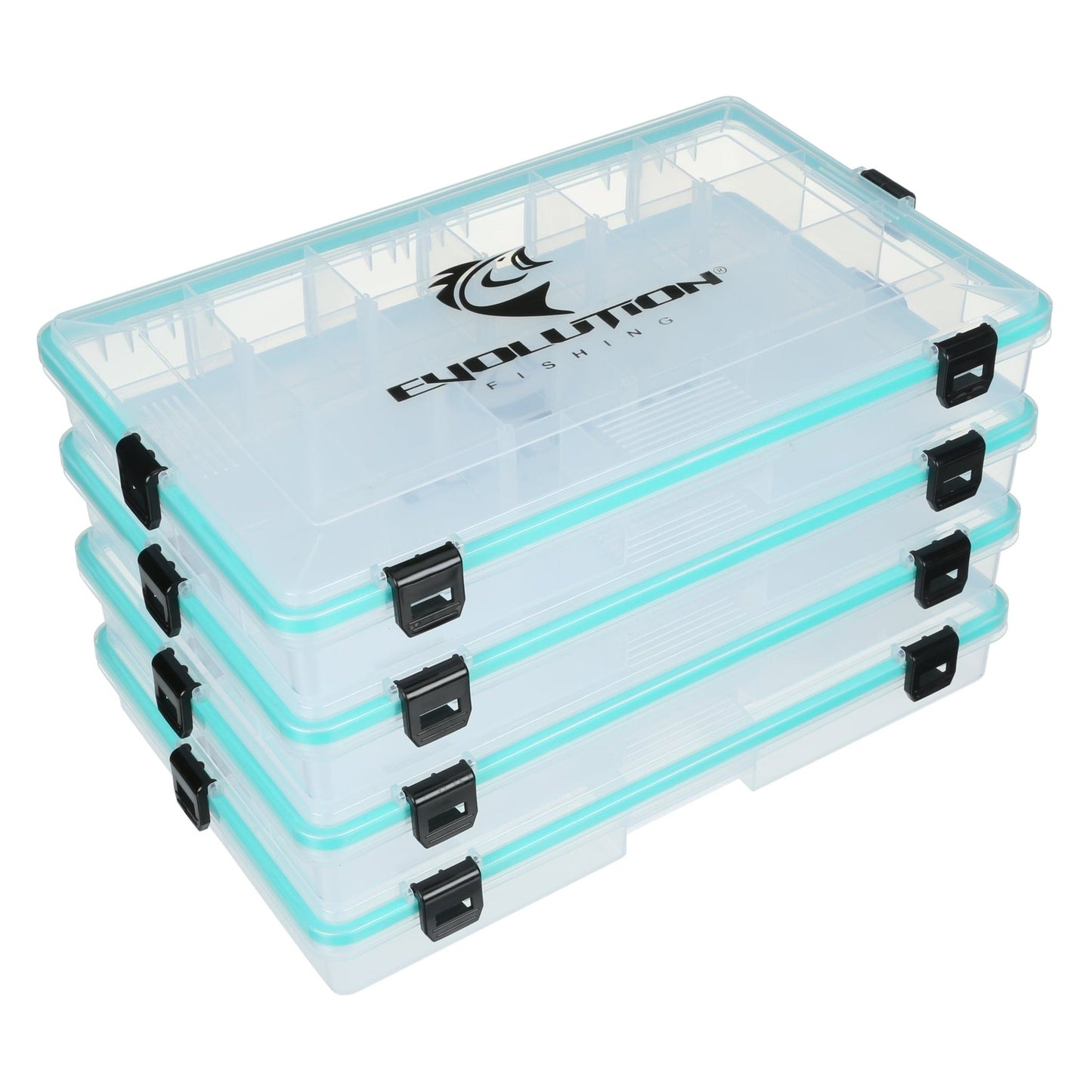Evolution Outdoor 3700 4 - Latch Waterproof Tray - Seafoam - Angler's Pro Tackle & Outdoors