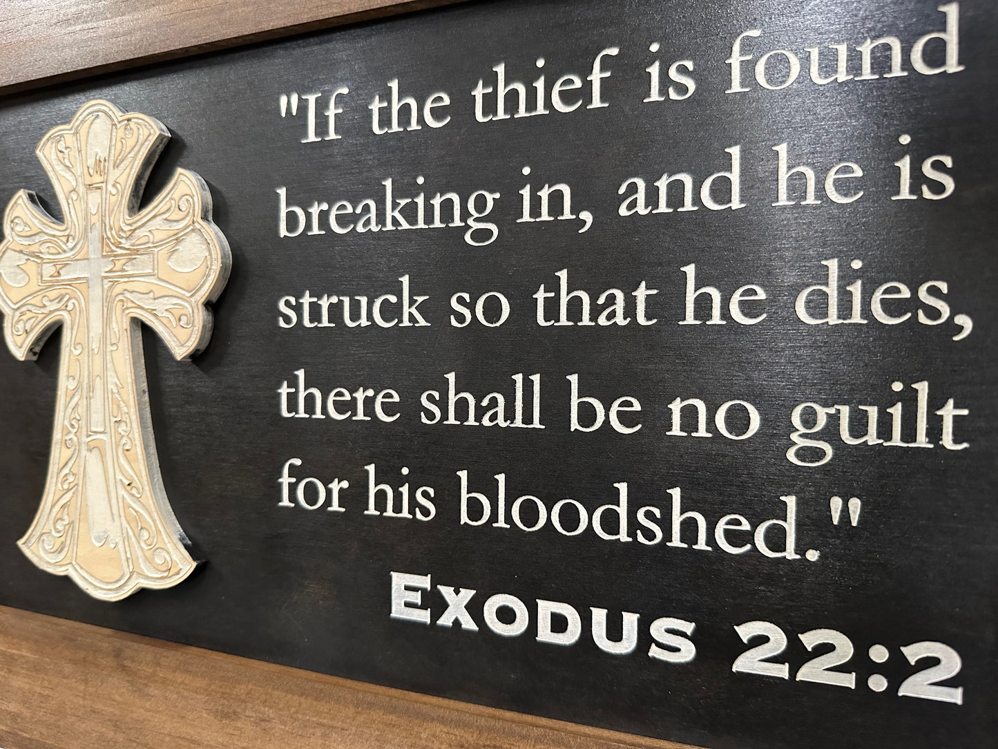 Bellewood Designs - Gun Cabinet Exodus 22:2