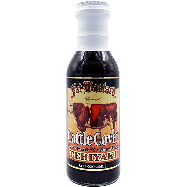 Fat Bastard Cattle Cover Teriyaki Sauce 12 oz.