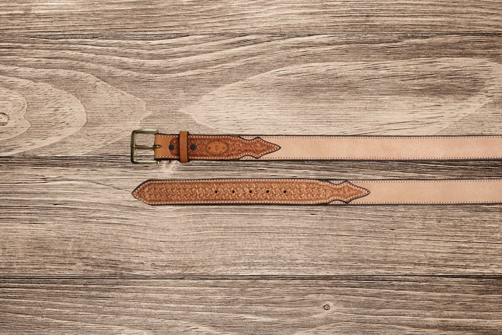 Texas Saddlery Saddle Tan Combo Belt