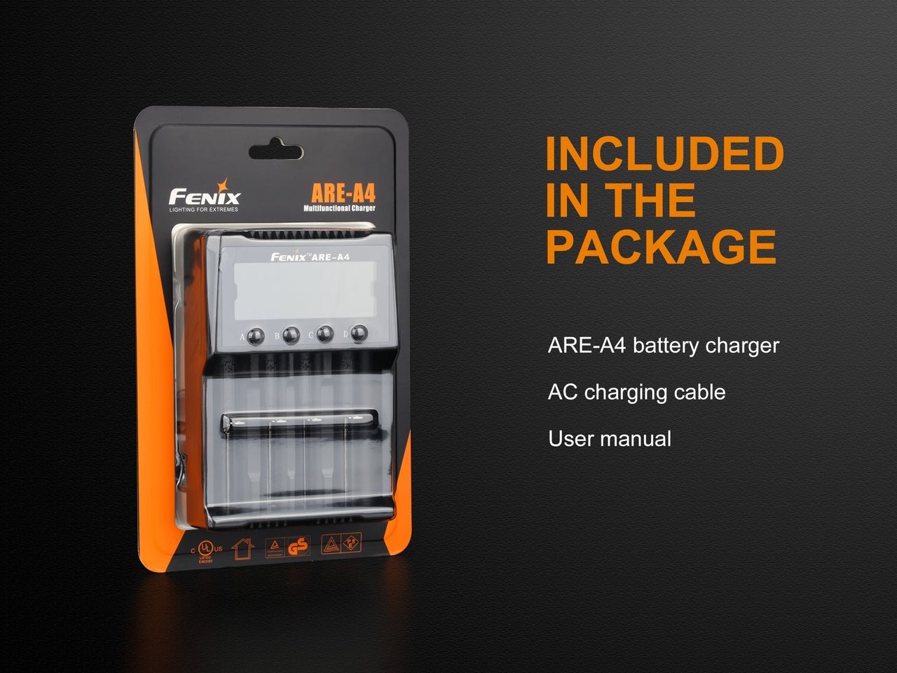 Fenix ARE - A4 Multifunctional Battery Charger - Angler's Pro Tackle & Outdoors