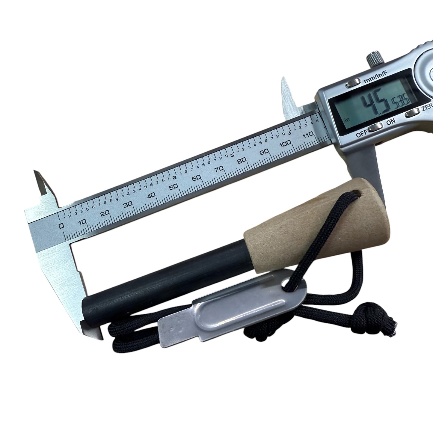 Outdoor Element Fiber Light Large Ferro Rod with Striker