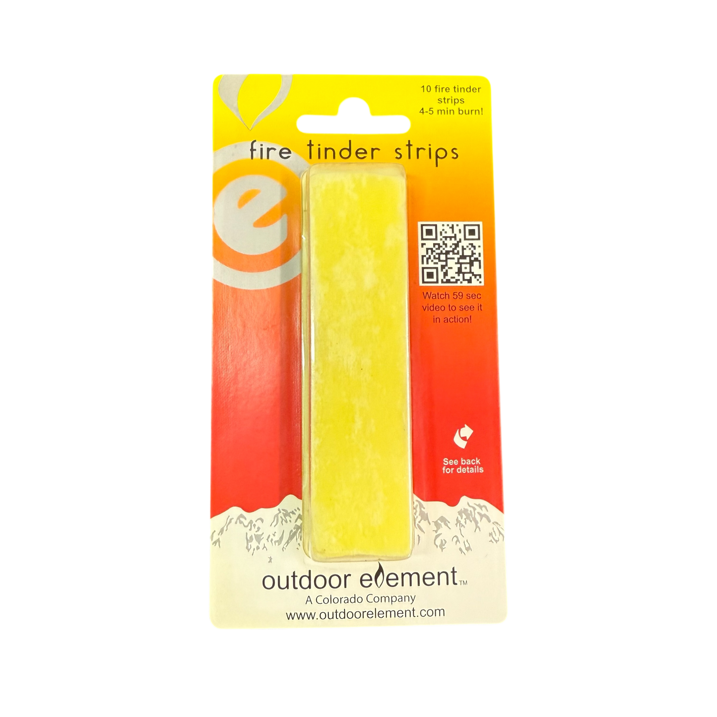 Outdoor Element Fire Tinder Sheets