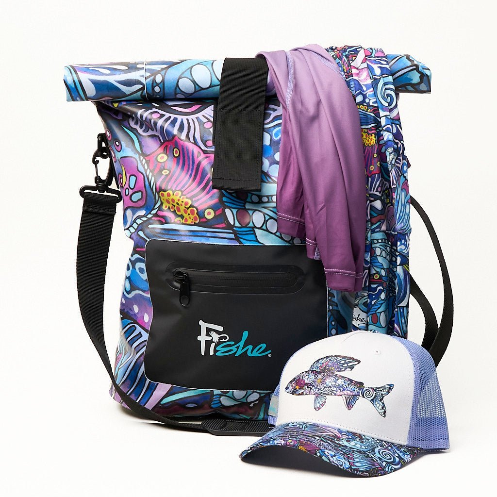 FisheWear Enchanted Grayling Roll Tote Dry Bag - Angler's Pro Tackle & Outdoors