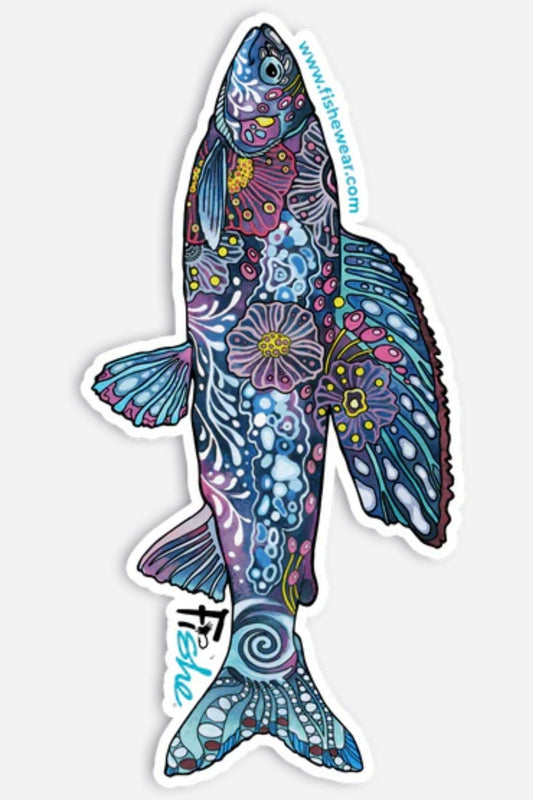 FisheWear Enchanted Grayling Sticker - Angler's Pro Tackle & Outdoors