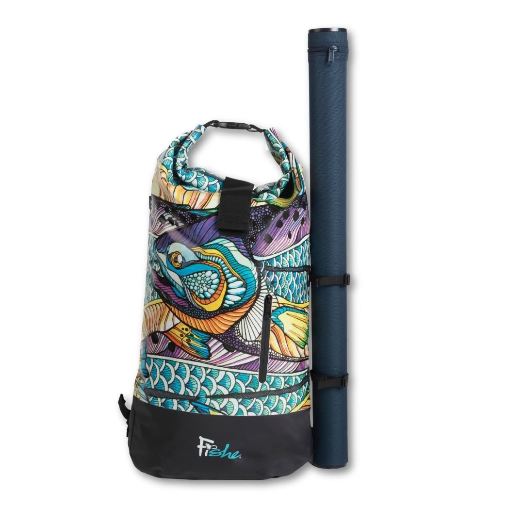 FisheWear Kaleido King Backpack Dry Bag - Angler's Pro Tackle & Outdoors