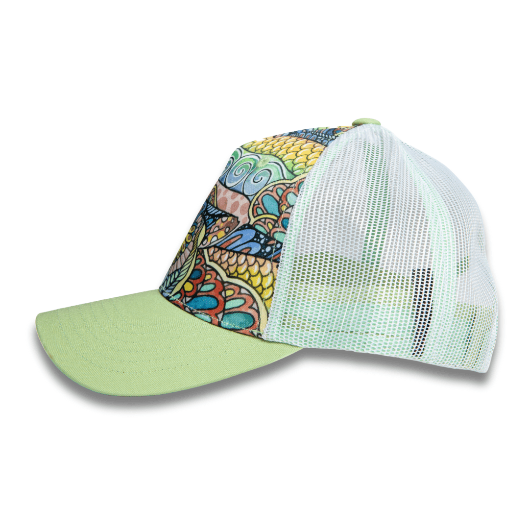 FisheWear Tropical Tarpon Abstract Trucker Hat - Angler's Pro Tackle & Outdoors