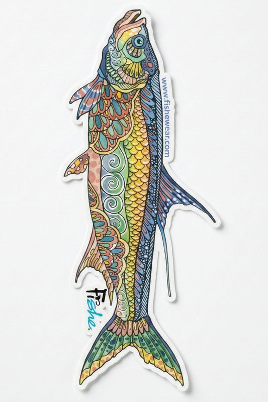 FisheWear Tropical Tarpon Sticker - Angler's Pro Tackle & Outdoors