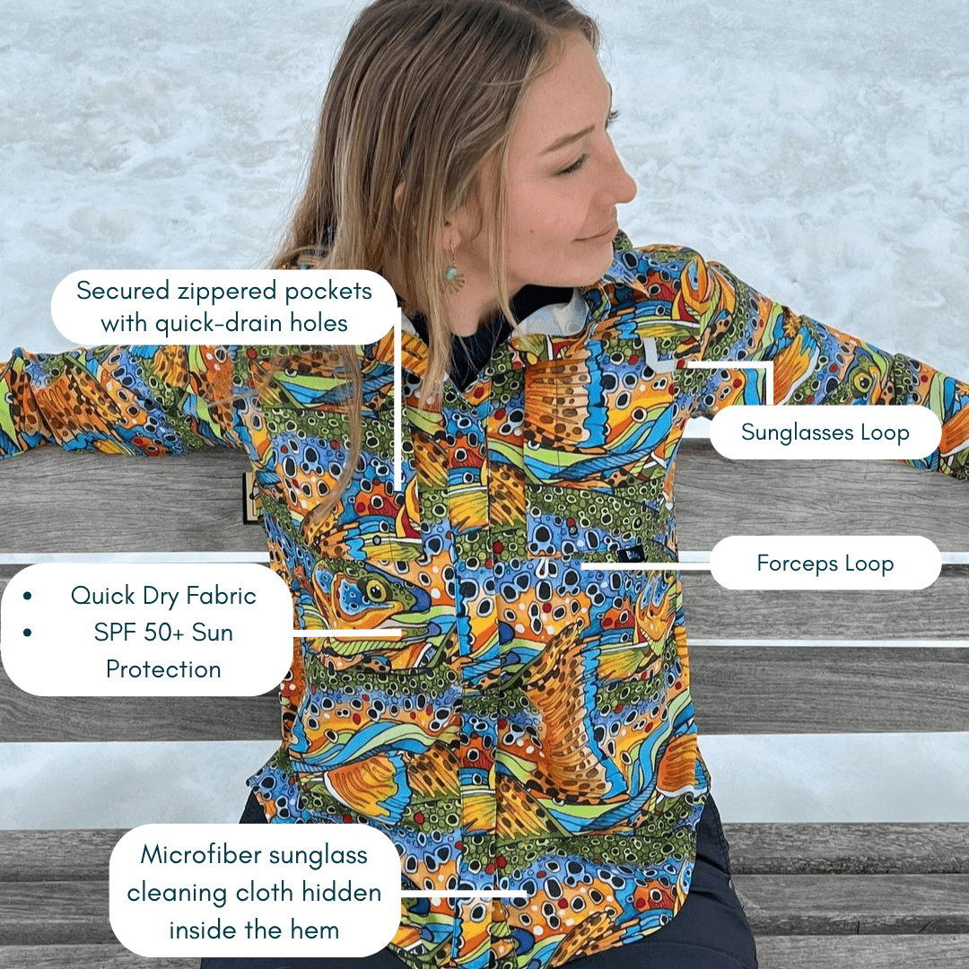 FisheWear Unbound Brown Tunic Fishing Shirt - Angler's Pro Tackle & Outdoors