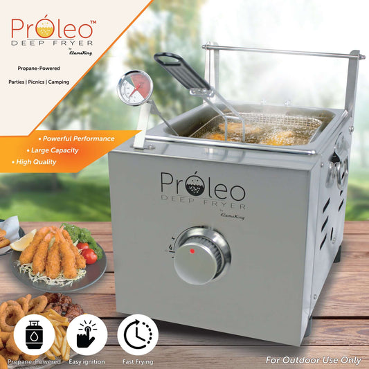 Flame King Proleo Portable Propane Deep Fryer - Angler's Pro Tackle & Outdoors