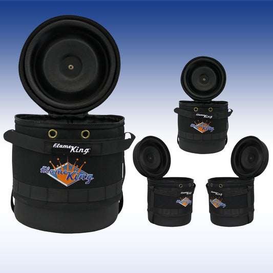 Flame King Propane Gas Hauler for 3lb Propane Tank Insulated Protective Carry Case - Angler's Pro Tackle & Outdoors