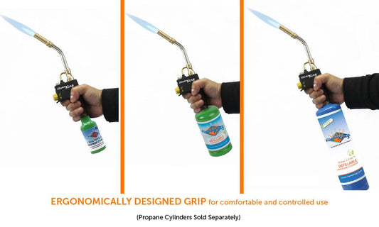 Flame King Welding Propane Torch Head High Intensity Swirl Flame - Angler's Pro Tackle & Outdoors